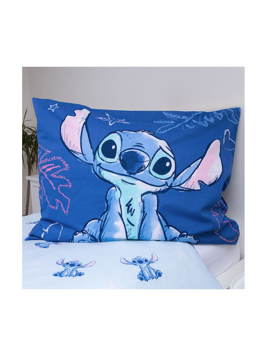 Disney Lilo And Stitch Aloha Kinderbettbezüge Baumwollset Aloha Blau 200cm