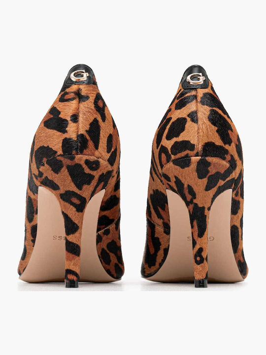 Pantofi cu toc Animal Print