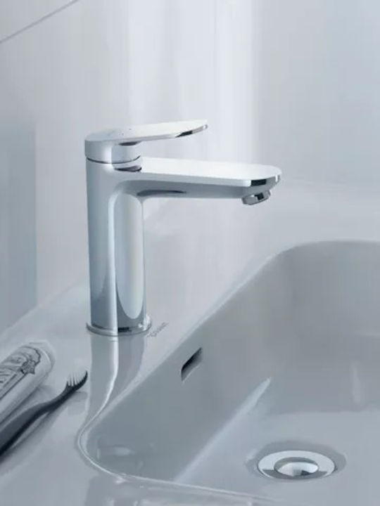 Duravit Αναμεικτική Μπαταρία Νιπτήρα Ασημί