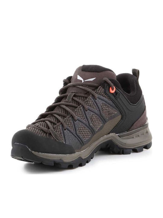 Salewa MTN Trainer Lite GTX Γυναικεία Ορειβατικά Παπούτσια Αδιάβροχα με Μεμβράνη Gore-Tex Καφέ