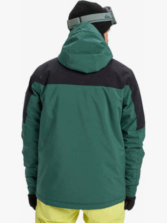 Quiksilver Titano EQYTJ03513-TKR Ανδρικό Μπουφάν για Σκι & Snowboard Πράσινο