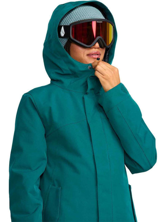 Volcom Insulated Women's Ski & Snowboard Jacket Blue H0452607-ATD
