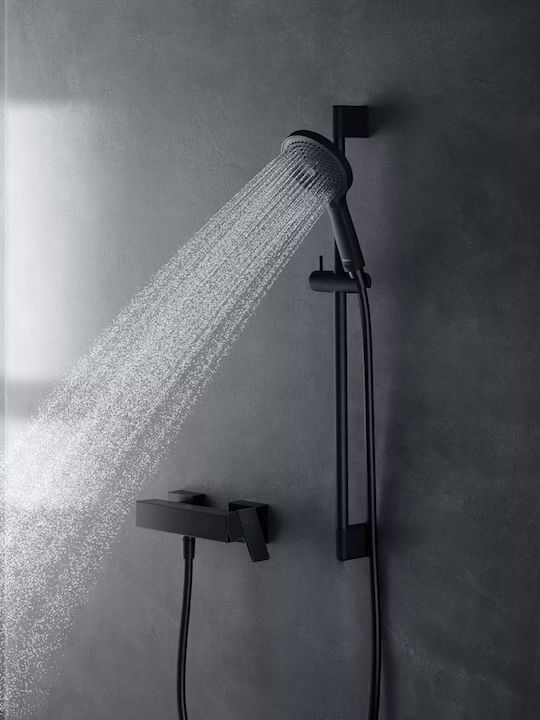 Duravit Αναμεικτική Μπαταρία Ντουζιέρας Μαύρη