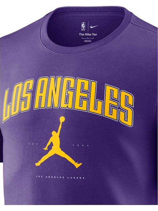 Jordan Nba Los Angeles Lakers Tricou sport Violet HQ1237-504