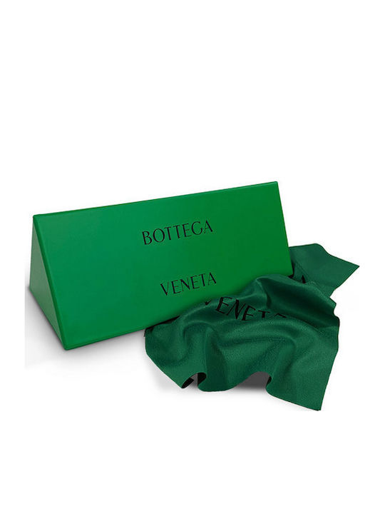 Bottega Veneta Unisex Sonnenbrille mit Schwarz Kunststoff Gestell und Schwarz Linse BV1406S 001