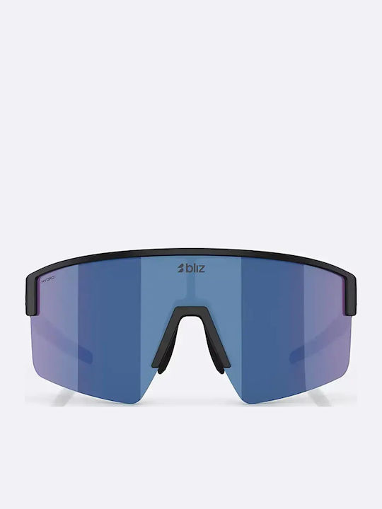 Bliz Unisex Γυαλιά Ηλίου με Μαύρο Σκελετό και Μπλε Φακό