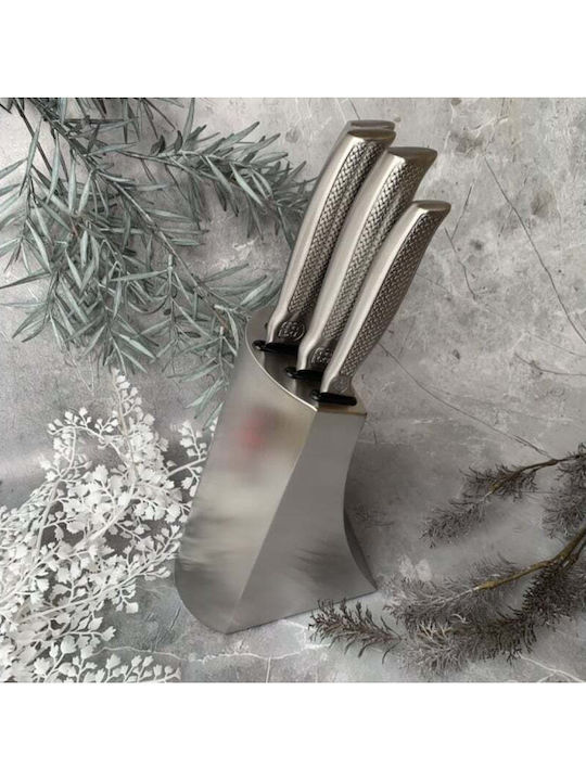 Edenberg Knife Set with Block from Stainless Steel 6pcs