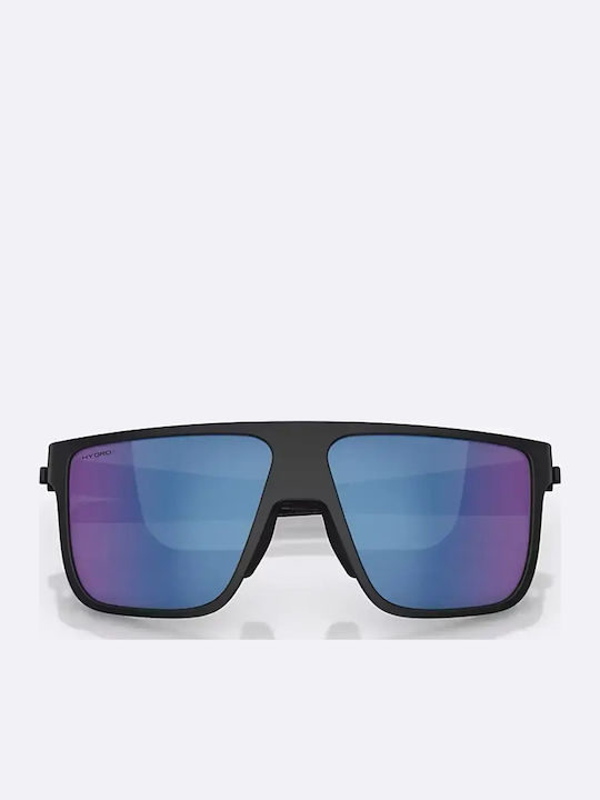 Bliz Unisex Sonnenbrille mit Schwarz Gestell und Blau Spiegel Linse
