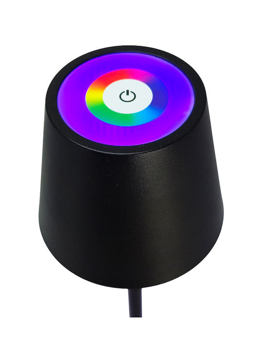Powertech Dekorative Lampe Schwarz