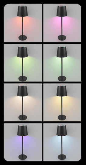 Powertech Διακοσμητικό Φωτιστικό LED RGB 11x11x38εκ.