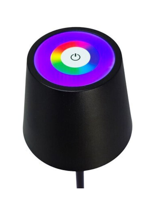 Powertech Dekorative Lampe Schwarz