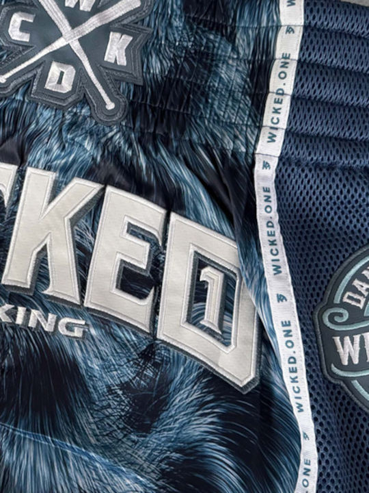 Wicked1 Shorts Kick/Thai-Boxen Blau