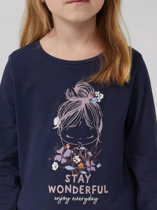 Kids' Shirt Long Sleeve Blue