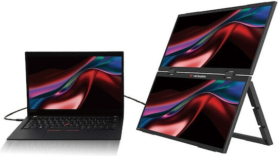 Verbatim B51261461 IPS HDR Portable Monitor 15.6" FHD 1920x1200 with Response Time 10ms GTG