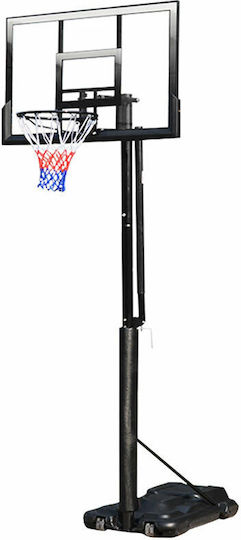 Life Sport S025S Μπασκέτα με Βάση και Ρυθμιζόμενο Ύψος 230-305εκ.