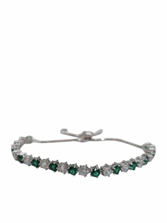 Damen Rivieraarmband aus Silber mit Zirkon Silver 925