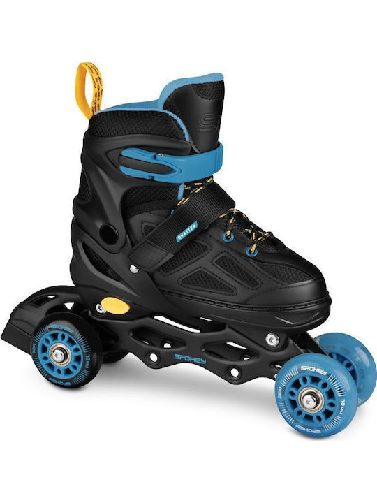 Spokey Quattro 4in1 Inline Rollers Black Ενηλίκων/Παιδικά Spokey Quattro 4in1 Inline Rollers Black Ενηλίκων/Παιδικά