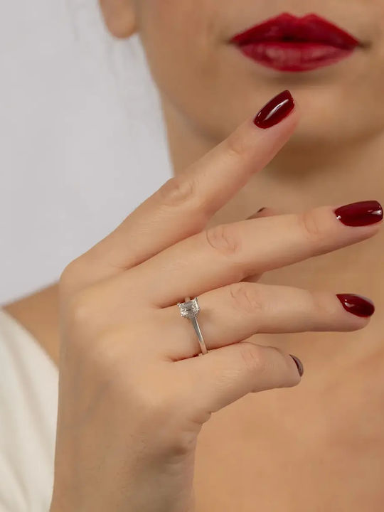 Single Stone from Gold 18K with Diamond