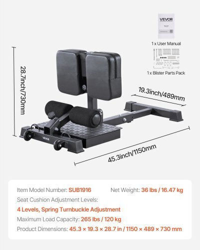 Vevor SUB1916 Multi-Gym without Weights