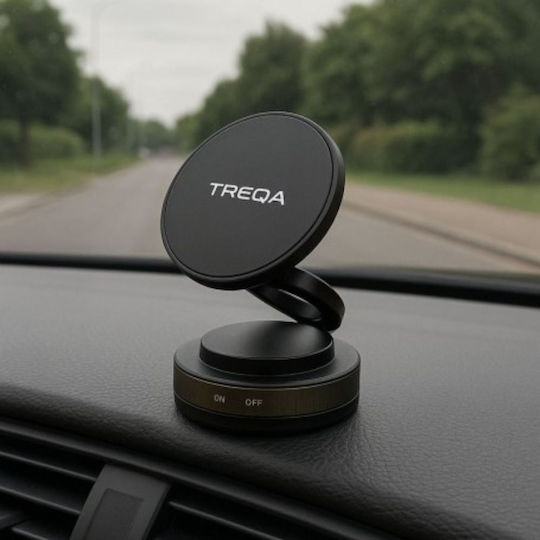 Treqa Handyhalterung Auto 4-7 Zoll mit Magnet Schwarze