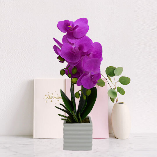 Velve Übertopf Keramik Fuchsie