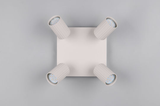 Trio Lighting Soka Spot with 4 Lights in Gray Color