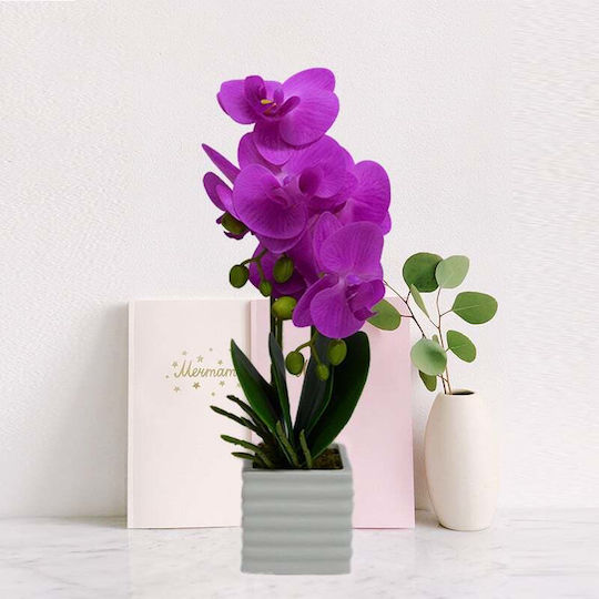 Velve Planter Ceramic Purple