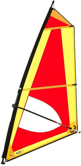 Tiki Trainer V2 5.0 Dacron Segel Komplettset Windsurfsegel Rdm Epoxy Mast Tiki