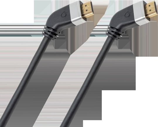 Oehlbach HDMI 2.1 Ultra High Speed 48Gbps 4K 120Hz HDR VRR Kabel HDMI-Stecker - HDMI-Stecker 1m Schwarz