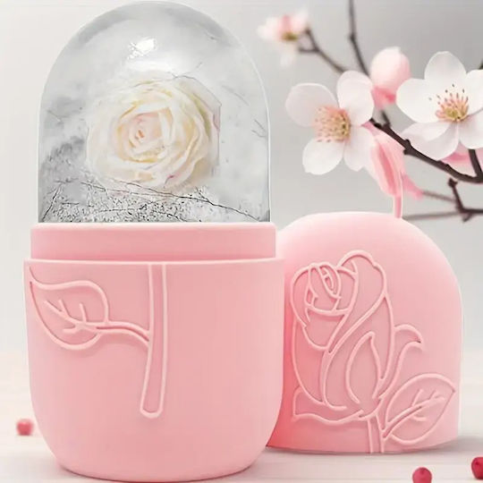 Ρολό Μασάζ Προσώπου Πάγο Anti-aging Face Ice Roller Cube Rose
