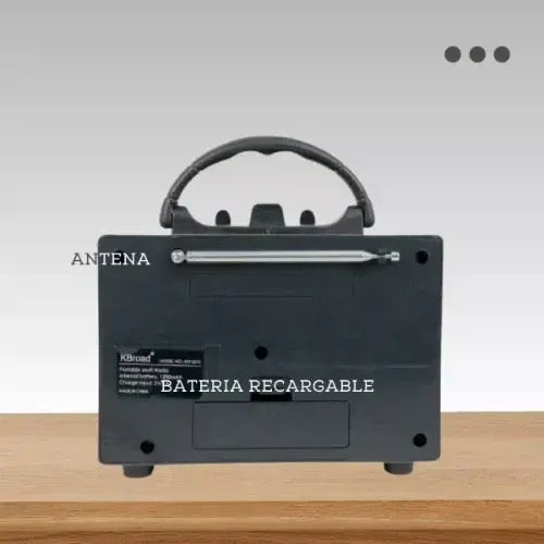 Cmik MK-263BT Retro Επιτραπέζιο Ραδιόφωνο Επαναφορτιζόμενο με Bluetooth και USB Καφέ