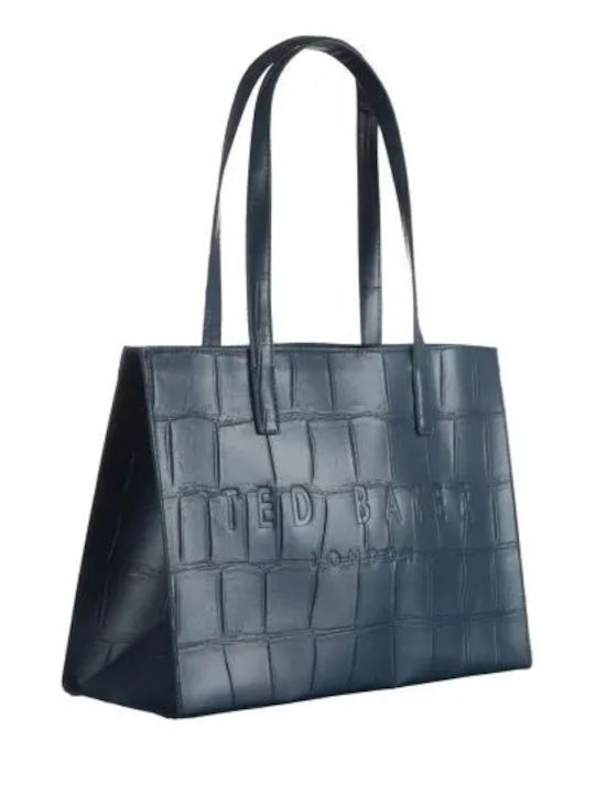 Icon De piele Geantă de damă Tote De mână Albastru marin