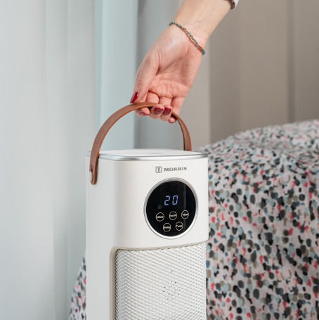 Morris Αερόθερμο Δωματίου Δαπέδου Λευκό 2000W
