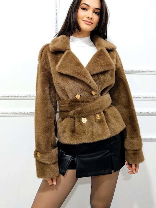 Scurtă Blană de damă Brown