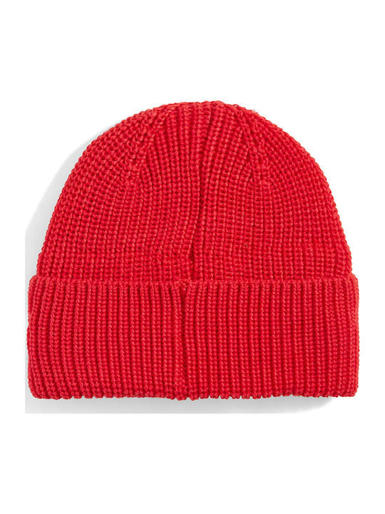 Beanie Unisex Beanie Gestrickt in Rot Farbe