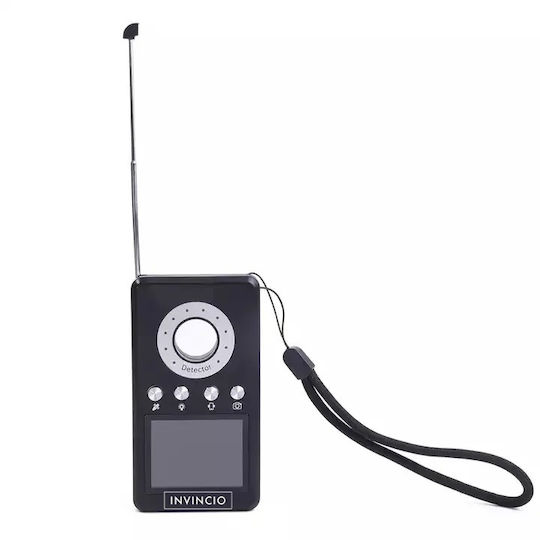Invincio Smart Detector Anti-spion Echipamente Dispozitive Multifuncționale Camere Wi-fi Ascunse Microfoane Spion Localizatoare Gps Gsm Reportofoane Baterie 400 Mah Negru Bleumarin