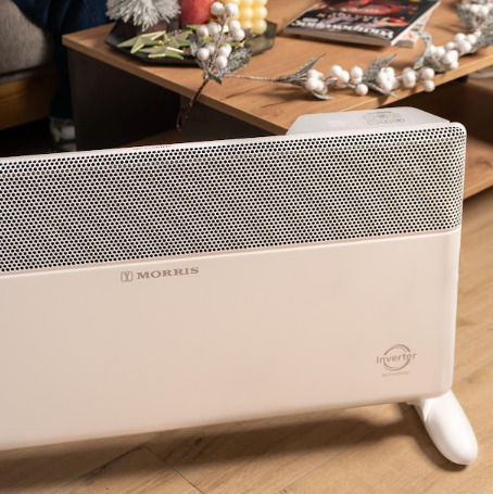 Morris Convector Heater Floor 2000W with Electronic Thermostat and WiFi 80x42cm White