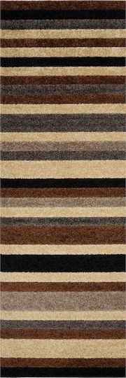 Nikotex Carpets Αντιολισθητικό Πατάκι-διάδρομος Stark Σοκολατί-καμηλό 67x200