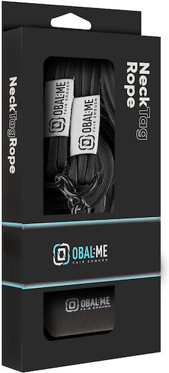 Obal:me Necktag Trio Frânghie Telefon Mobil Negru