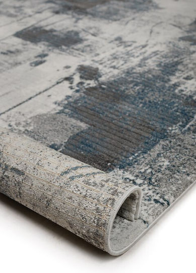 Viokarpet Bellart /y10 Teppich Rechteckig Synthetisch,Polyester/Cotton/Leather Gray