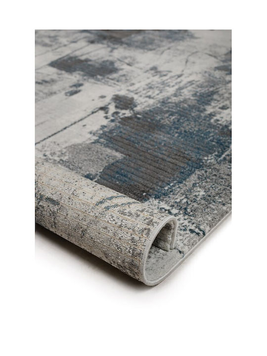 Viokarpet Bellart /y10 Teppich Rechteckig Synthetisch,Polyester/Cotton/Leather Gray