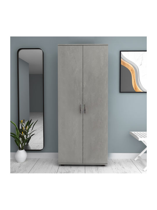 Suport pentru pantofi Eric Beton gri L76xW36xH187cm