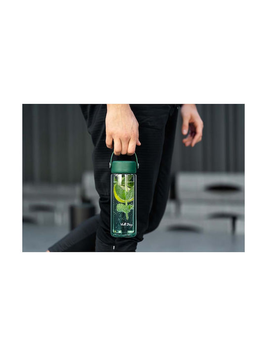 Vialli Design Water Bottle 350ml Green