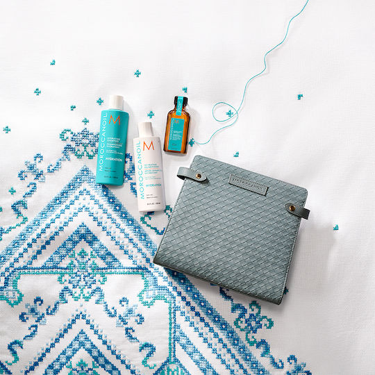 Moroccanoil Hydration Hair Care Set for Hydration with Shampoo, Conditioner and Oil 4pcs