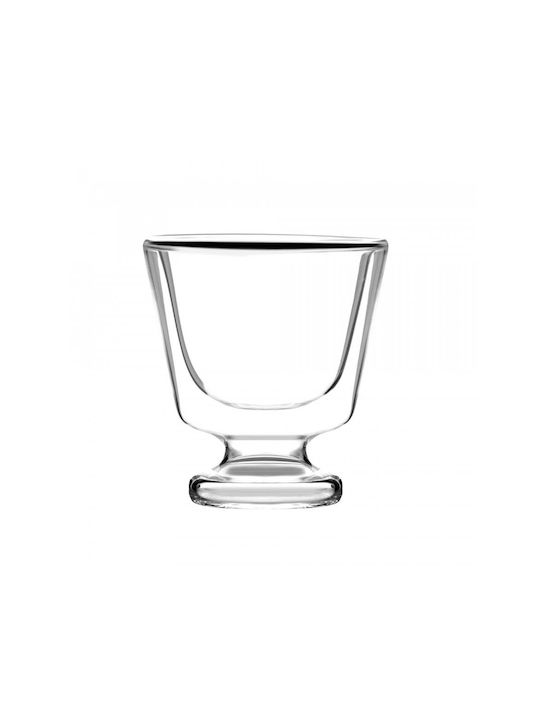 Vialli Design Set Gläser Kaffee/Freddo aus Glas 250ml 2Stück