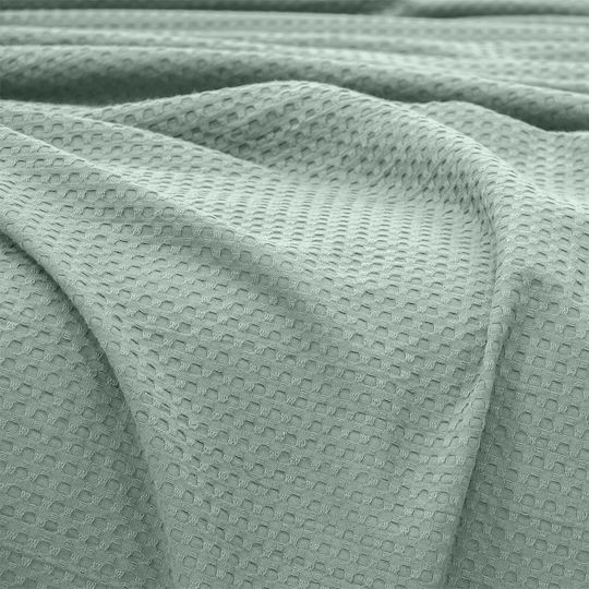 Lino Home Cocoon Pique Double Blanket 220x240cm Mint