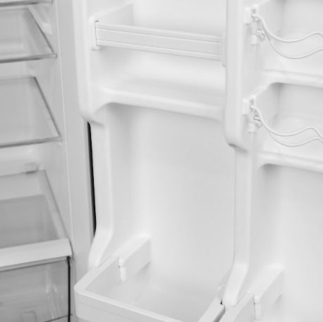 Morris Double Door Refrigerator 335lt Total NoFrost H164.7xW59.9xD70.3cm Inox T72335ETN