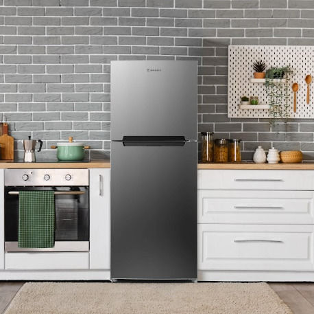 Morris Double Door Refrigerator 280lt Total NoFrost H152xW60xD67.6cm Inox T72281DTN