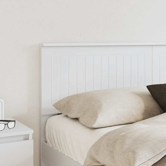 vidaXL Wooden Bed Headboard White 150x100cm