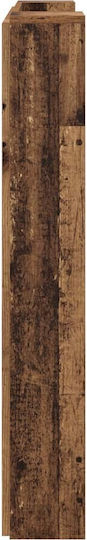 vidaXL Wooden Bed Headboard Old Wood 120x103.5cm
